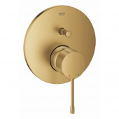 Смеситель однорычажный для ванны GROHE Essence, круглая розетка, холодный рассвет матовый (24058GN1) — фото, характеристики, купить в TOMSK-CLIMBO