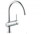 Смеситель для кухни GROHE Minta с выдвижным C-изливом и ограничением расхода воды, 3291800E — фото, характеристики, купить в TOMSK-CLIMBO