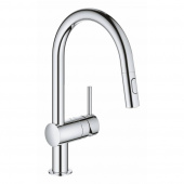 Смеситель для кухни GROHE Minta с выдвижным изливом, хром (32321002) — фото, характеристики, купить в TOMSK-CLIMBO