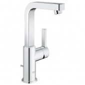 Смеситель для раковины GROHE Lineare с донным клапаном и высоким изливом, 23296000 — фото, характеристики, купить в TOMSK-CLIMBO
