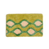 Коврик для ванной комнаты, 50*80 см, акрил, Curved Lines, green, IDDIS, 402A580I12 — фото, характеристики, купить в TOMSK-CLIMBO