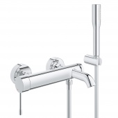 Смеситель для ванны GROHE Essence+ с душевым гарнитуром, 33628001 — фото, характеристики, купить в TOMSK-CLIMBO