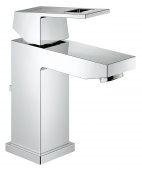 Смеситель для раковины GROHE Eurocube с донным клапаном и ограничением расхода воды, 2312700E — фото, характеристики, купить в TOMSK-CLIMBO