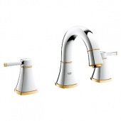 Смеситель для раковины GROHE Grandera с донным клапаном и низким изливом, 20417IG0 — фото, характеристики, купить в TOMSK-CLIMBO