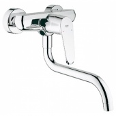 Смеситель для кухни GROHE Eurodisc Cosmopolitan, настенный с низким изливом, 33772002 — фото, характеристики, купить в TOMSK-CLIMBO