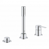 Смеситель для ванны GROHE Lineare New на 3 отверстия, хром (19965001) — фото, характеристики, купить в TOMSK-CLIMBO