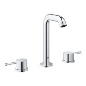 Смеситель для раковины GROHE Essence+  с донным клапаном и низким изливом, 20296001 — фото, характеристики, купить в TOMSK-CLIMBO