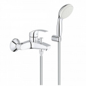 Смеситель для ванны GROHE Eurosmart New с душевым набором, хром (3330220A) — фото, характеристики, купить в TOMSK-CLIMBO