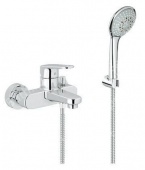 Смеситель для ванны GROHE Europlus с душевым гарнитуром, 33547002 — фото, характеристики, купить в TOMSK-CLIMBO