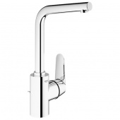 Смеситель для раковины GROHE Eurodisc Cosmopolitan с донным клапаном и высоким изливом, 23054002 — фото, характеристики, купить в TOMSK-CLIMBO