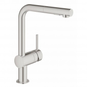 Смеситель для кухни GROHE Minta, суперсталь (30274DC0) — фото, характеристики, купить в TOMSK-CLIMBO