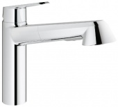 Смеситель для кухни GROHE Eurodisc Cosmopolitan с выдвижной лейкой, 32257002 — фото, характеристики, купить в TOMSK-CLIMBO