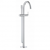 Смеситель для ванны GROHE Atrio New с душевым гарнитуром, верхняя монтажная часть, напольный монтаж, хром (32653003) — фото, характеристики, купить в TOMSK-CLIMBO