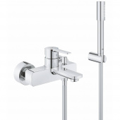 Смеситель для ванны GROHE Lineare New с душевым гарнитуром, хром (33850001) — фото, характеристики, купить в TOMSK-CLIMBO