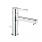 Смеситель для раковины GROHE Lineare с донным клапаном и средним изливом, 23443000 — фото, характеристики, купить в TOMSK-CLIMBO