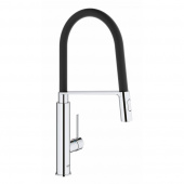 Смеситель для кухни GROHE Concetto с профессиональной лейкой, хром/черный (31491000) — фото, характеристики, купить в TOMSK-CLIMBO