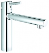 Смеситель для кухни GROHE Concetto со средним изливом для монтажа перед окном, 31210001 — фото, характеристики, купить в TOMSK-CLIMBO