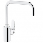 Смеситель для кухни GROHE Eurodisc Cosmopolitan с высоким изливом, 32259002 — фото, характеристики, купить в TOMSK-CLIMBO