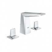 Смеситель для раковины GROHE Allure Brilliant с донным клапаном (низкий излив), 20342000 — фото, характеристики, купить в TOMSK-CLIMBO