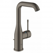 Смеситель для раковины GROHE Essence New с донным клапаном, L-Size, темный графит матовый (32628AL1) — фото, характеристики, купить в TOMSK-CLIMBO