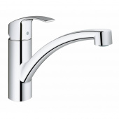 Смеситель для кухни GROHE Eurosmart new с низким изливом и ограничением расхода воды, хром (3328120E) — фото, характеристики, купить в TOMSK-CLIMBO