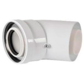 RCA-8610-000045 Отвод конденсационный угол 45гр. D60/100 — фото, характеристики, купить в TOMSK-CLIMBO