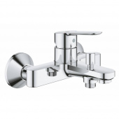 Смеситель для ванны GROHE BauEdge, настенный монтаж (23605000) — фото, характеристики, купить в TOMSK-CLIMBO