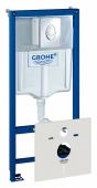 Система инсталляции для унитазов Grohe Rapid SL 38750001 (4 в 1. с кнопкой смыва) — фото, характеристики, купить в TOMSK-CLIMBO