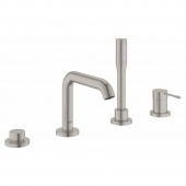 Смеситель GROHE Essence New для ванны на 4 отверстия, суперсталь (19578DC1) — фото, характеристики, купить в TOMSK-CLIMBO