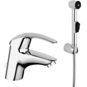 Смеситель для раковины GROHE Eurosmart с цепочкой и гигиеническим душем, 23124000 — фото, характеристики, купить в TOMSK-CLIMBO