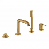 Смеситель для ванны GROHE Essence New с душевым гарнитуром и изливом, холодный рассвет матовый (19578GN1) — фото, характеристики, купить в TOMSK-CLIMBO