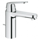 Смеситель для раковины GROHE Eurosmart Cosmopolitan с донным клапаном и энергосберегающим картриджем, средний излив, 2339600E — фото, характеристики, купить в TOMSK-CLIMBO