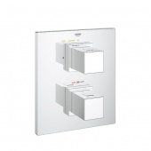 Термостат для душа GROHE Grohtherm Cube с переключателем (верхняя монтажная часть), 19959000 — фото, характеристики, купить в TOMSK-CLIMBO