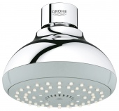 Верхний душ GROHE Tempesta Classic, 4 режима, диаметр 100 мм, 27606000 — фото, характеристики, купить в TOMSK-CLIMBO