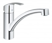 Смеситель для кухни GROHE Eurosmart с низким изливом и энергосберегающим картриджем, 30260002 — фото, характеристики, купить в TOMSK-CLIMBO