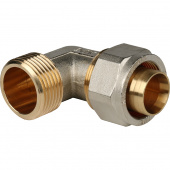 STOUT Угольник-переходник с наружной резьбой 1 1/4"x32 для металлопластиковых труб винтовой (SFS-0006-011432) — фото, характеристики, купить в TOMSK-CLIMBO