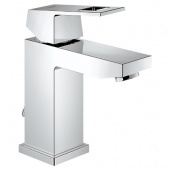 Смеситель для раковины GROHE Eurocube с цепочкой, 23131000 — фото, характеристики, купить в TOMSK-CLIMBO