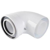 RCA-8610-010090 Отвод конденсационный угол 90гр. D60/100 — фото, характеристики, купить в TOMSK-CLIMBO