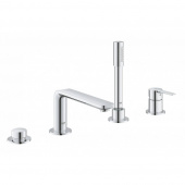Смеситель для ванны GROHE Lineare New на 4 отверстия с душевым гарнитуром, хром (19577001) — фото, характеристики, купить в TOMSK-CLIMBO