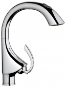 Смеситель для кухни GROHE K4 с выдвижным изливом/лейкой, 33782000 — фото, характеристики, купить в TOMSK-CLIMBO
