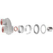 RCA-8080-250002 Адаптер моноблочный универсальный для перехода на двухтрубную систему 80/80 — фото, характеристики, купить в TOMSK-CLIMBO