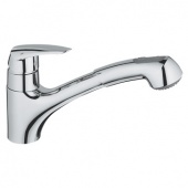 Смеситель для кухни GROHE Eurodisc с выдвижным изливом, 32257001 — фото, характеристики, купить в TOMSK-CLIMBO