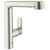 Смеситель для кухни GROHE K7 с выдвижным изливом, 32176DC0 — фото, характеристики, купить в TOMSK-CLIMBO