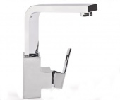 Смеситель для раковины GROHE Eurocube с донным клапаном и высоким изливом, 23135000 — фото, характеристики, купить в TOMSK-CLIMBO