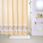 Штора для ванной комнаты 180*200 см полиэстер beige fresco Milardo — фото, характеристики, купить в TOMSK-CLIMBO