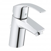 Смеситель для раковины GROHE Eurosmart с донным клапаном, S-size, 33265002 — фото, характеристики, купить в TOMSK-CLIMBO