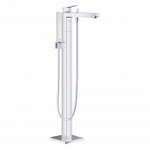 Смеситель для ванны GROHE Eurocube, свободностоящий, с ручным душем, хром (23672001) — фото, характеристики, купить в TOMSK-CLIMBO