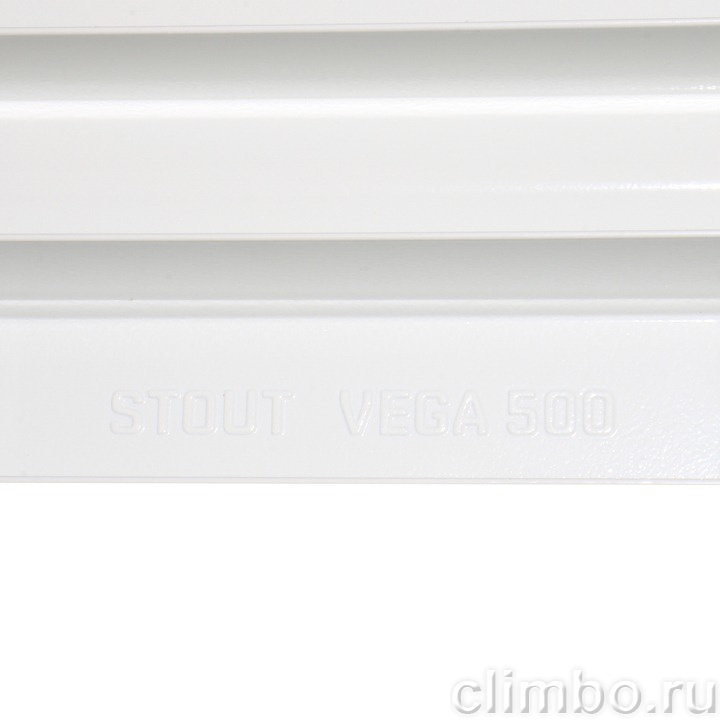 STOUT VEGA 500 13 секций радиатор алюминиевый боковое подключение — фото товара