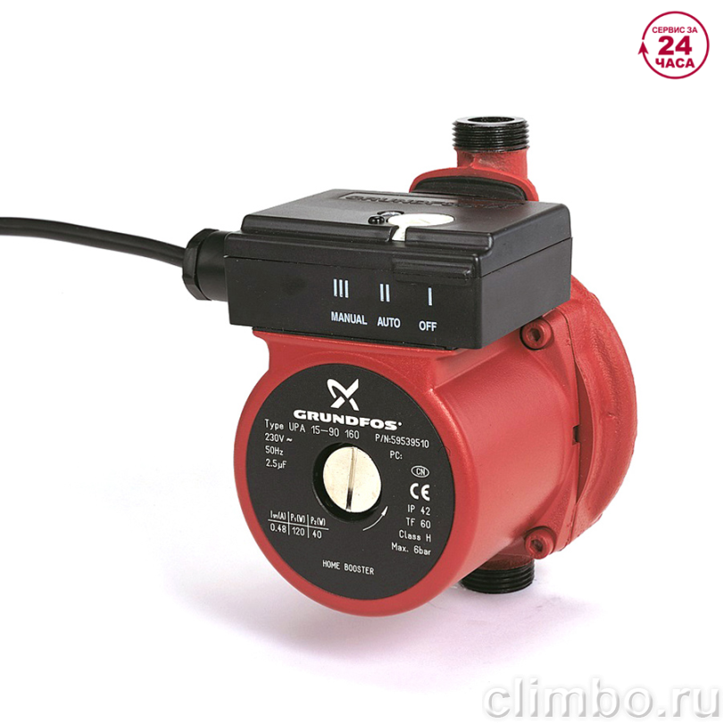 Повысительный насос Grundfos UPA 15-90 N — фото товара