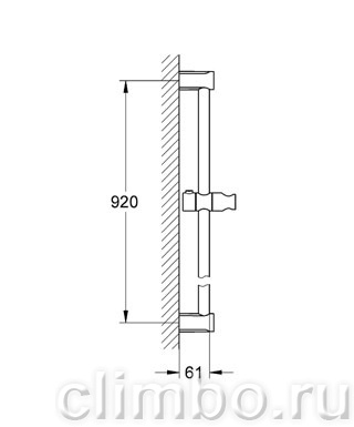 Душевая штанга GROHE Tempesta Cosmopolitan 900 мм, 27522000 — фото товара